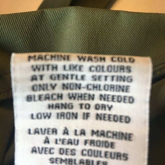 Bagatelle Belted Jacket Womens Medium Army Green Storm Flap Pockets Cinched Back - Picture 7 of 10